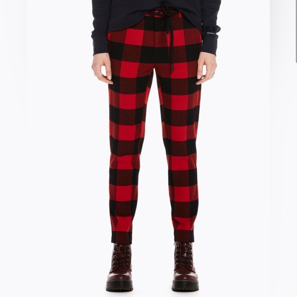 Scotch & Soda Plaid Pants